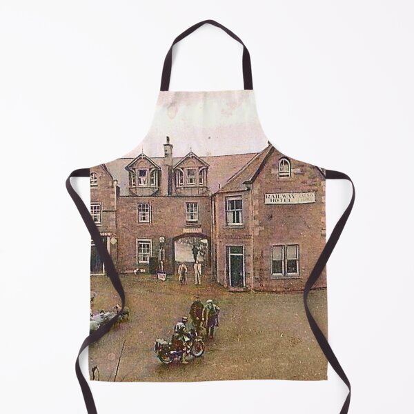 Item preview, Vintage Illustration of Railway Hotel, Newtown St. Boswells, Scottish Borders designed and sold by yourscotborders.