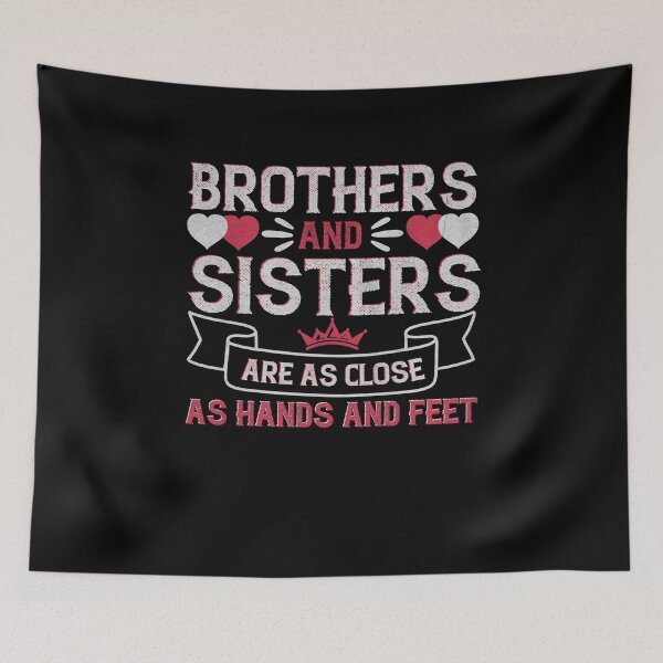 Item preview, Brothers and Sisters Sayings Gift Idea designed and sold by dm4design.