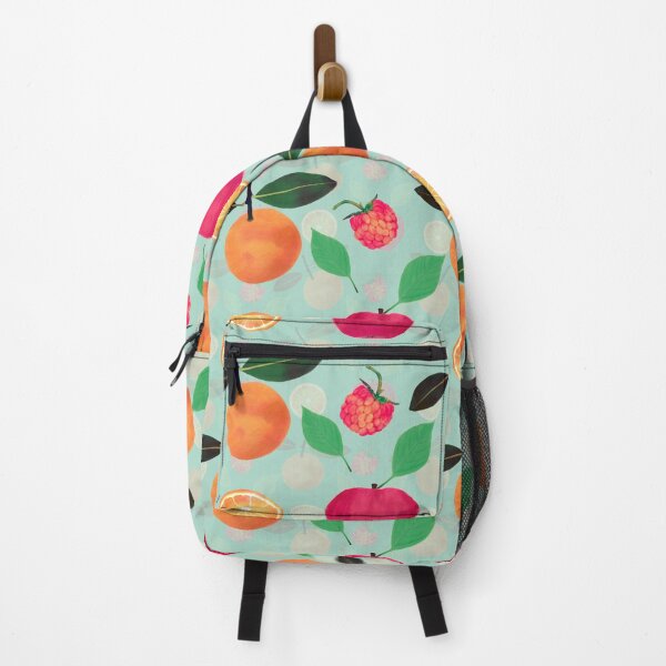 Item preview, Oranges Apples fruits Vintage Mint Pattern designed and sold by NdesignTrend.