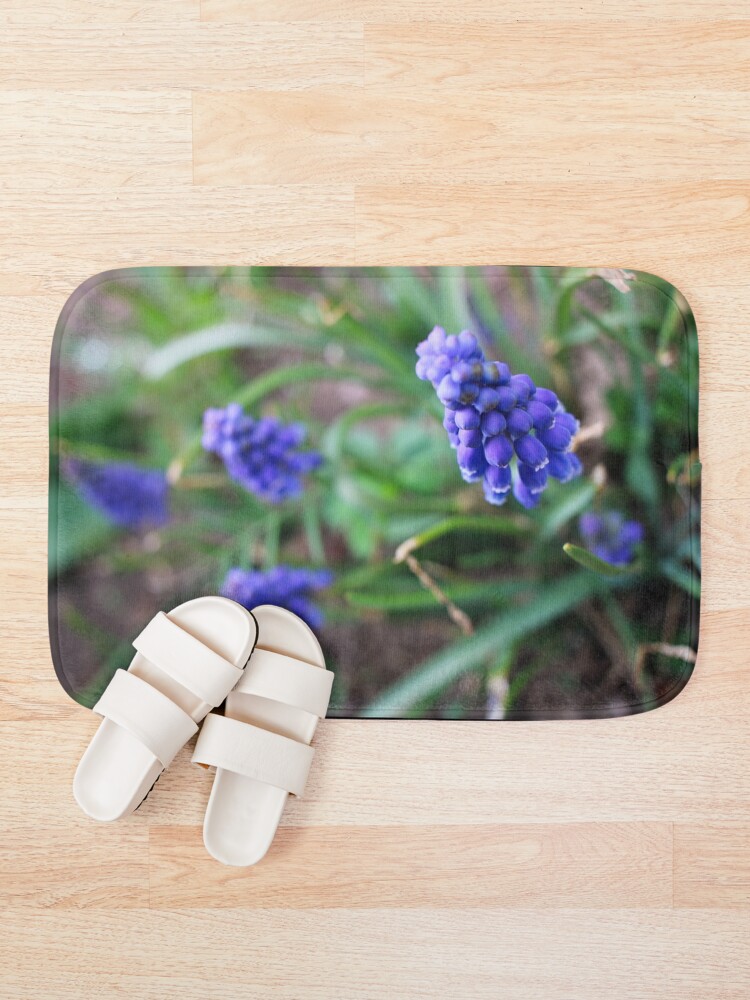 Thumbnail 1 of 6, Bath Mat, Violet Ruffles designed and sold by MidnightRose77.