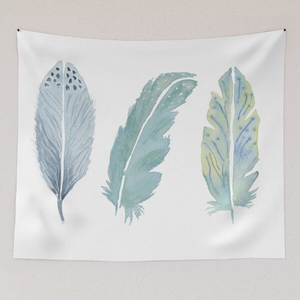Item preview, blue feathers designed and sold by LiliDN.