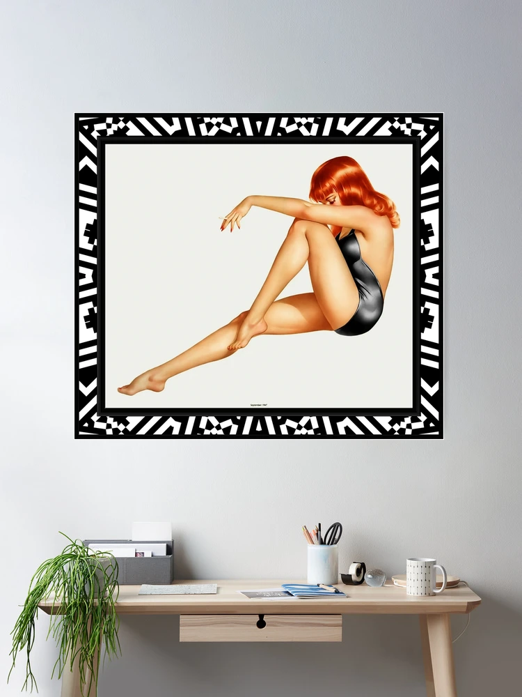 The Pinup Girl by Alberto Vargas - Swimsuit Beauty 2 The Pinup Girl by Alberto Vargas Pin-Up Girl Vintage Artwork Room Decor Poster Art Print