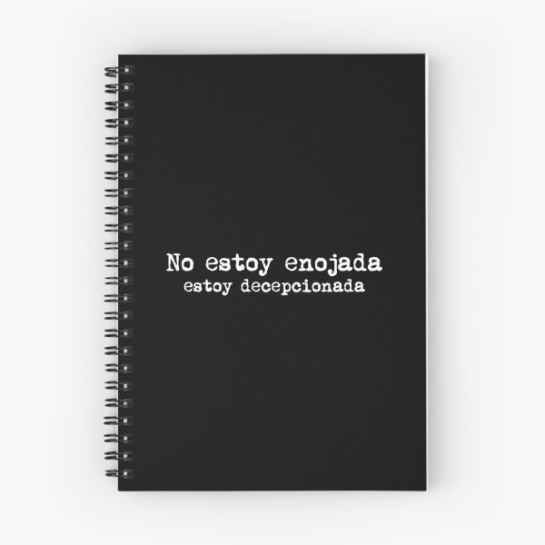 Item preview, No estoy enojada, estoy decepcionada #white designed and sold by blacklittlemoon.
