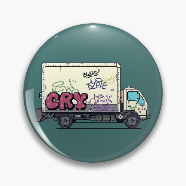 Item preview, Graffiti Truck pixelart designed and sold by MiikxCry.