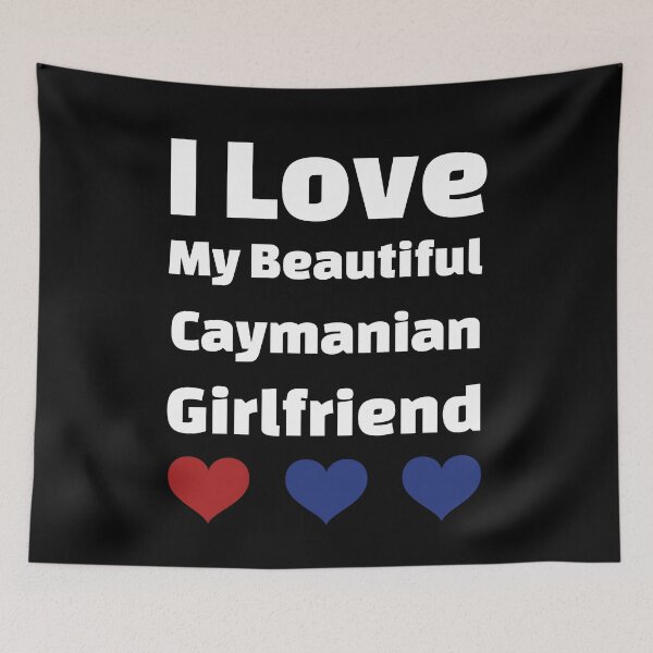 Item preview, I Love My Beautiful Caymanian Girlfriend - Cayman Islands Girlfriend designed and sold by DiceNLDesigns.