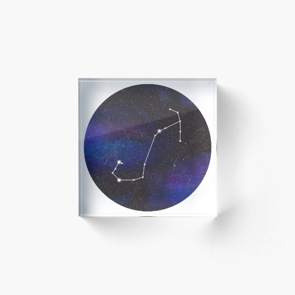 Scorpio - galaxy star constellation Acrylic Block