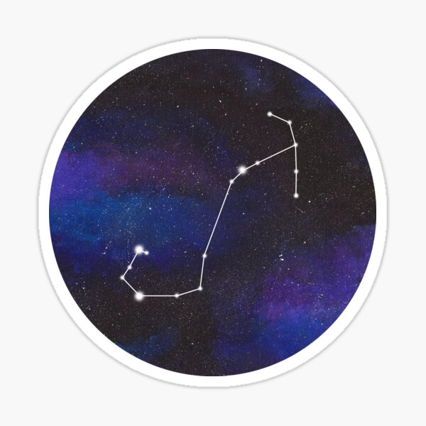 Scorpio - galaxy star constellation Sticker
