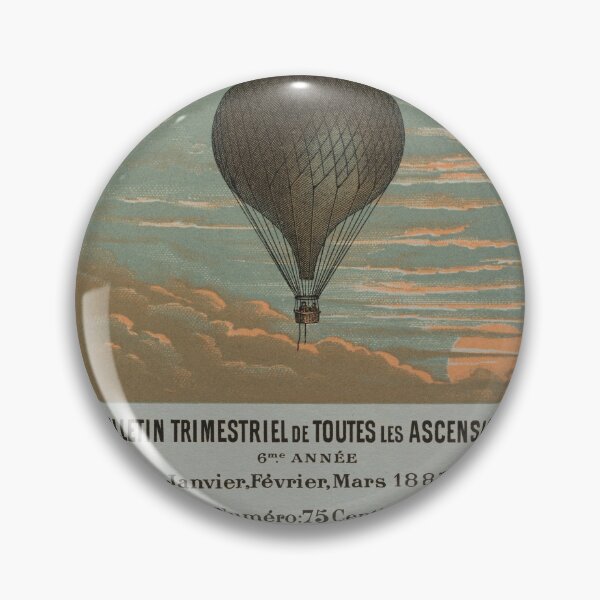 Item preview, Le Ballon, Vintage Hot Air Balloon ad designed and sold by LeAllureVintage.