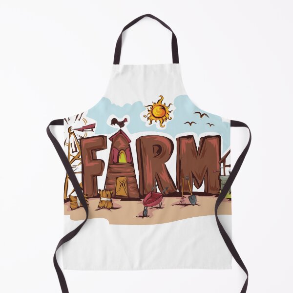 Item preview, Farm Typography Design designed and sold by Red-ElYoubi.