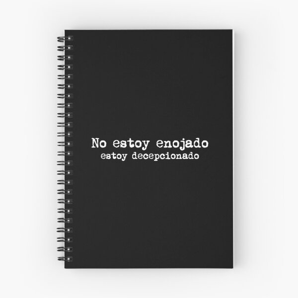 Item preview, No estoy enojado, estoy decepcionado #white designed and sold by blacklittlemoon.