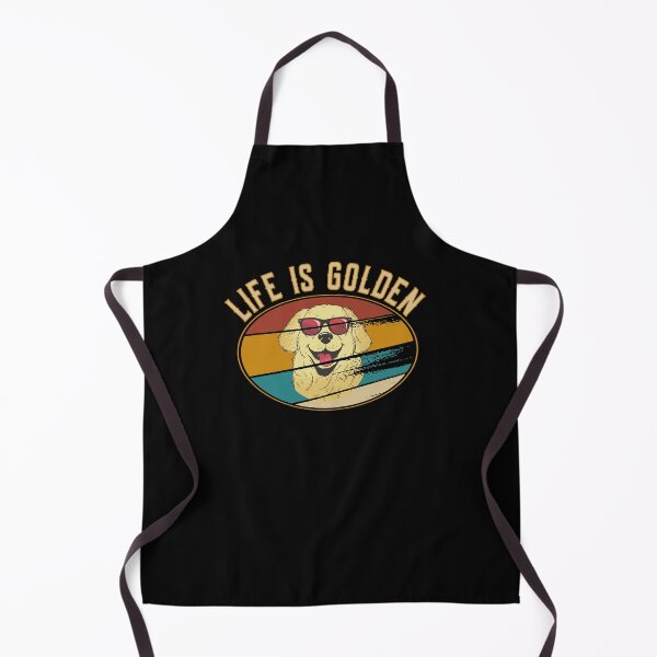 Item preview, Retro Golden Retriever - Life is golden designed and sold by dJ-Design.