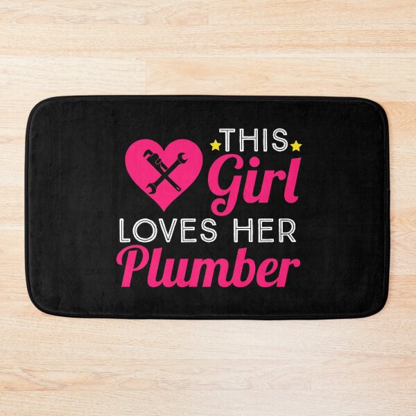 Item preview, This Girl Loves her Plumber designed and sold by Luna1Shop.