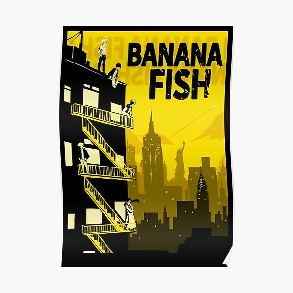Affiche de poisson banane anime Poster