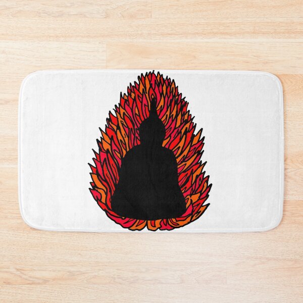 Item preview, flaming Buddha  designed and sold by eliasmArt.