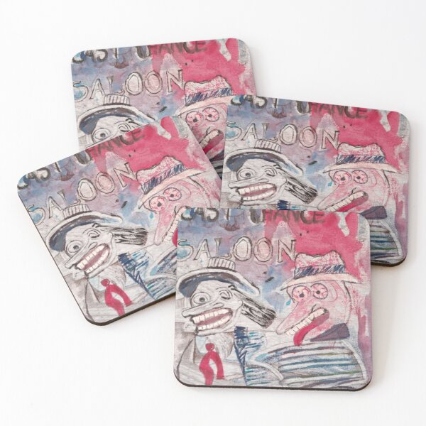 Item preview, Last chance saloon, cartoon illustration designed and sold by NessArtByEwa.