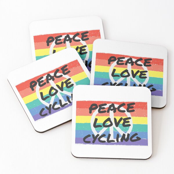 Item preview, Peace. Love. Cycling designed and sold by TheGreenGoat.