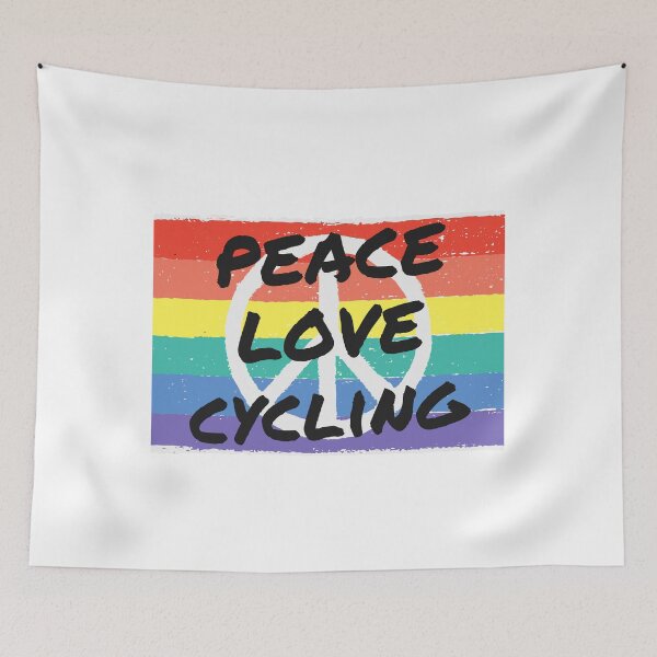 Item preview, Peace. Love. Cycling designed and sold by TheGreenGoat.