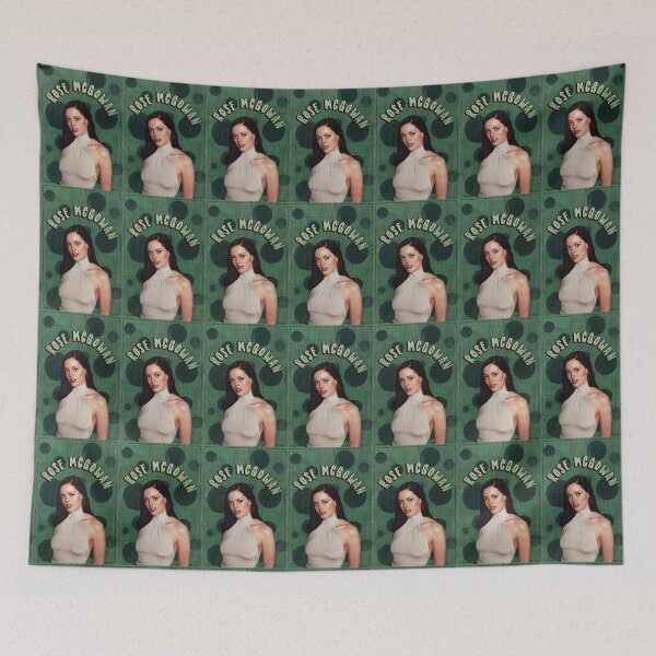 Item preview, Green & Black Rose McGowan Dot Texture Design designed and sold by goon-squad.