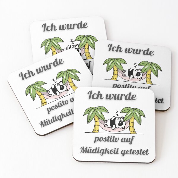 Item preview, Ich wurde positiv auf Müdigkeit getestet. Schlafender Panda designed and sold by Aedrikan.