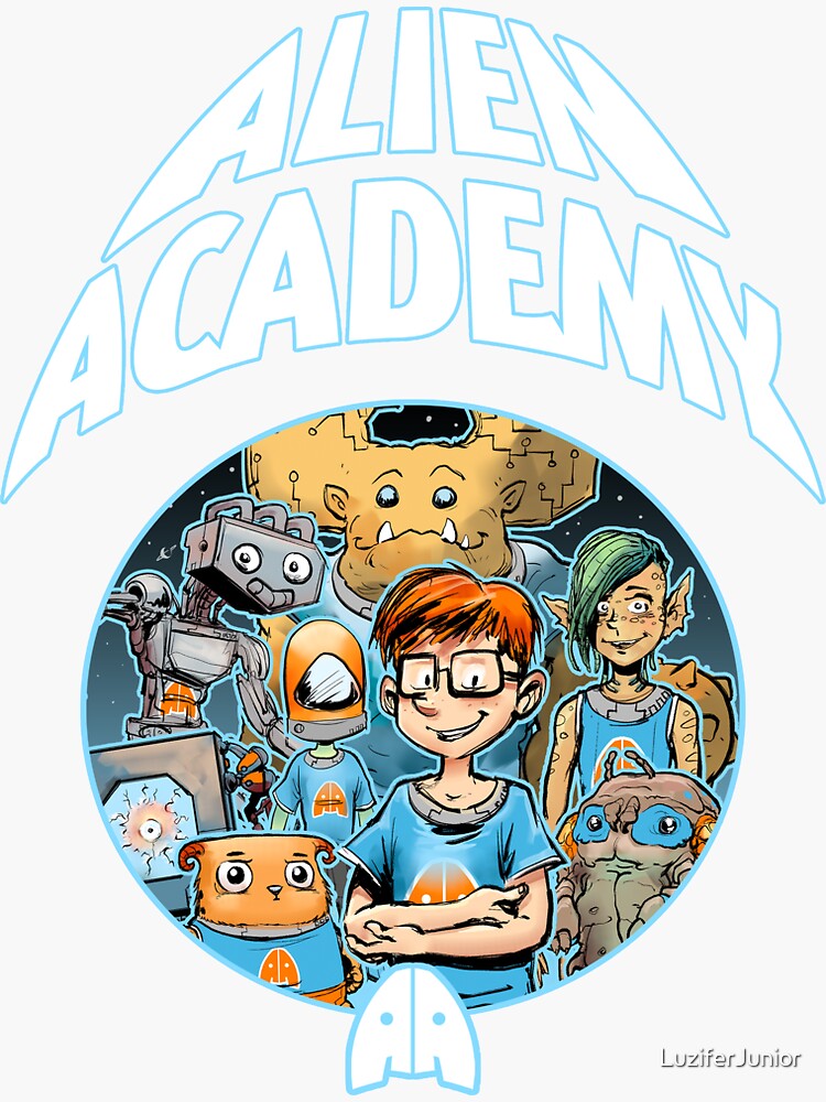 Alien Academy Cover 1 von LuziferJunior