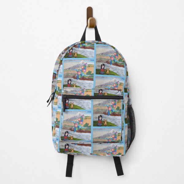 Item preview, Mount Fuji in Summer kawaii girl designed and sold by CuisineCat.