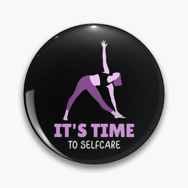 Item preview, It's Time To Selfcare - woman doing yoga pose designed and sold by GLwithUs.