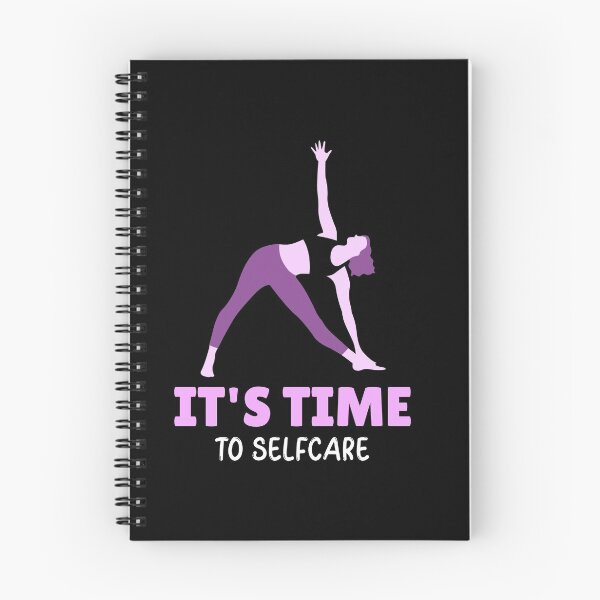 Item preview, It's Time To Selfcare - woman doing yoga pose designed and sold by GLwithUs.