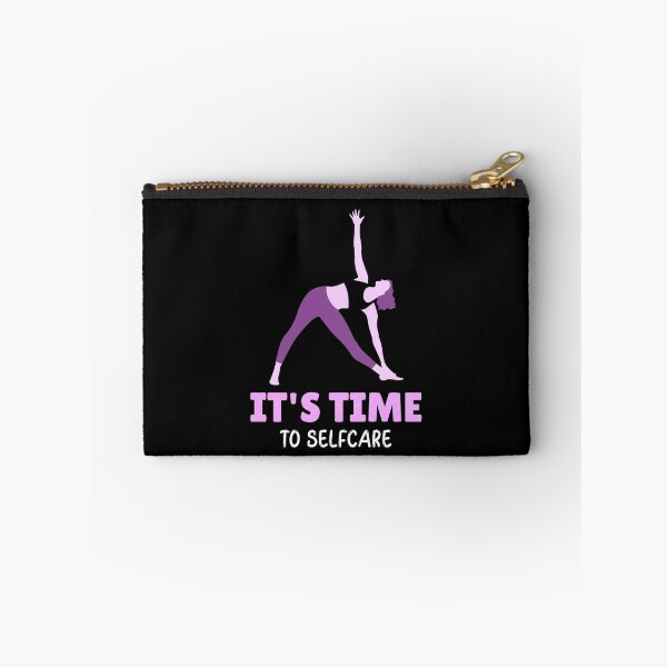 Item preview, It's Time To Selfcare - woman doing yoga pose designed and sold by GLwithUs.