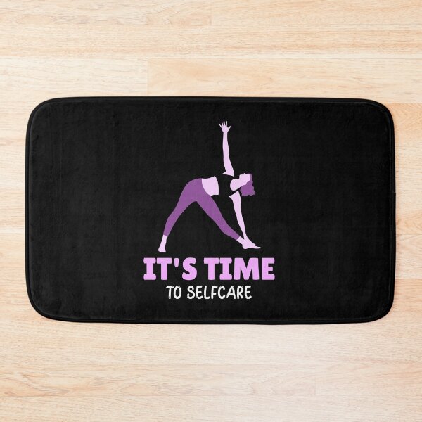 Item preview, It's Time To Selfcare - woman doing yoga pose designed and sold by GLwithUs.