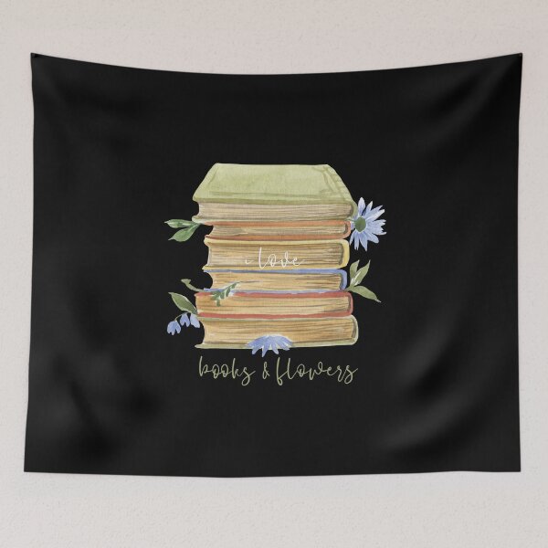 Item preview, BOOKS AND FLOWERS designed and sold by eness-BK.
