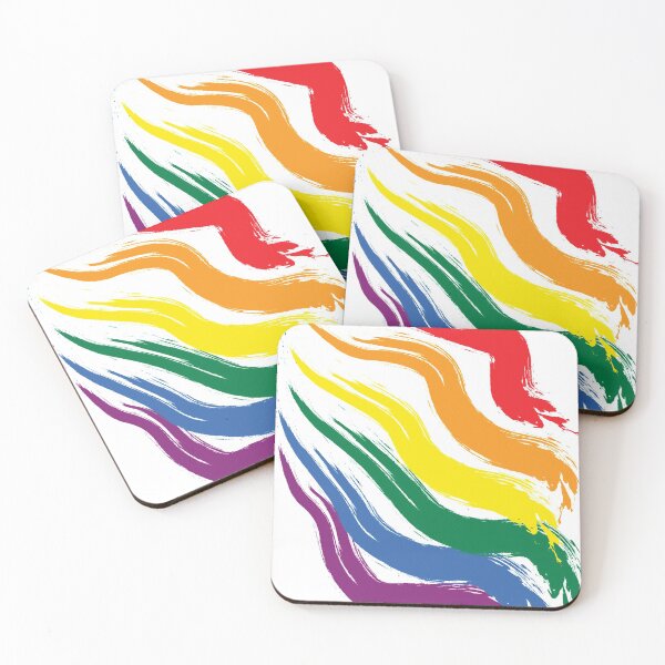 Item preview, LGBT,,Square of Rainbow Colors in Rainbow Color Order, Red, Orange, Yellow, Green, Blue and Purple, designed and sold by Svetlanhcik.