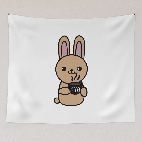 Item preview, Some Bunny Needs Coffee designed and sold by MirkasDesign.