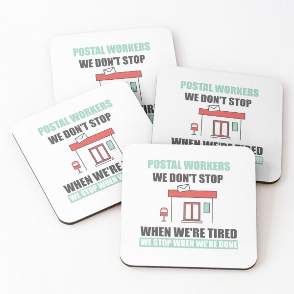 Item preview, Postal Workers Stop When Done  designed and sold by Tshirty10.