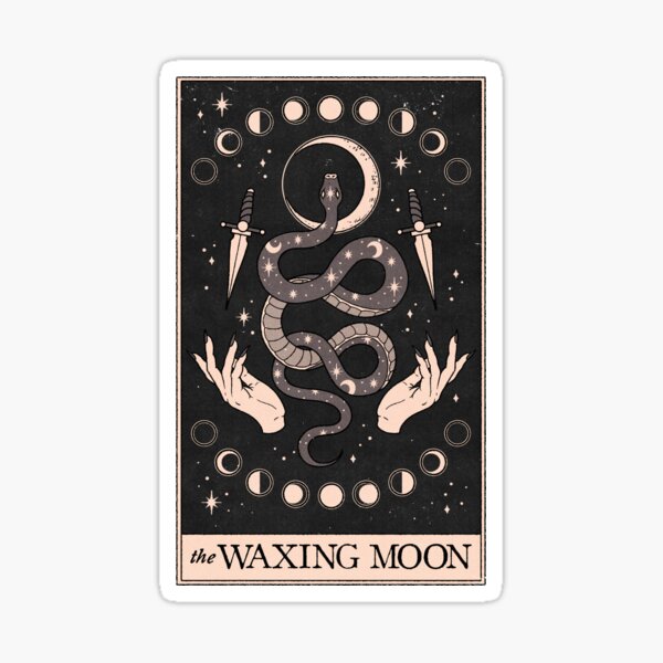 The Waxing Moon Sticker