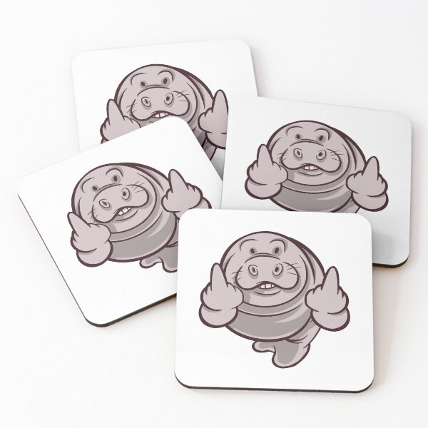 Item preview, Sweet Manatee With Middle Finger designed and sold by Shirtey.