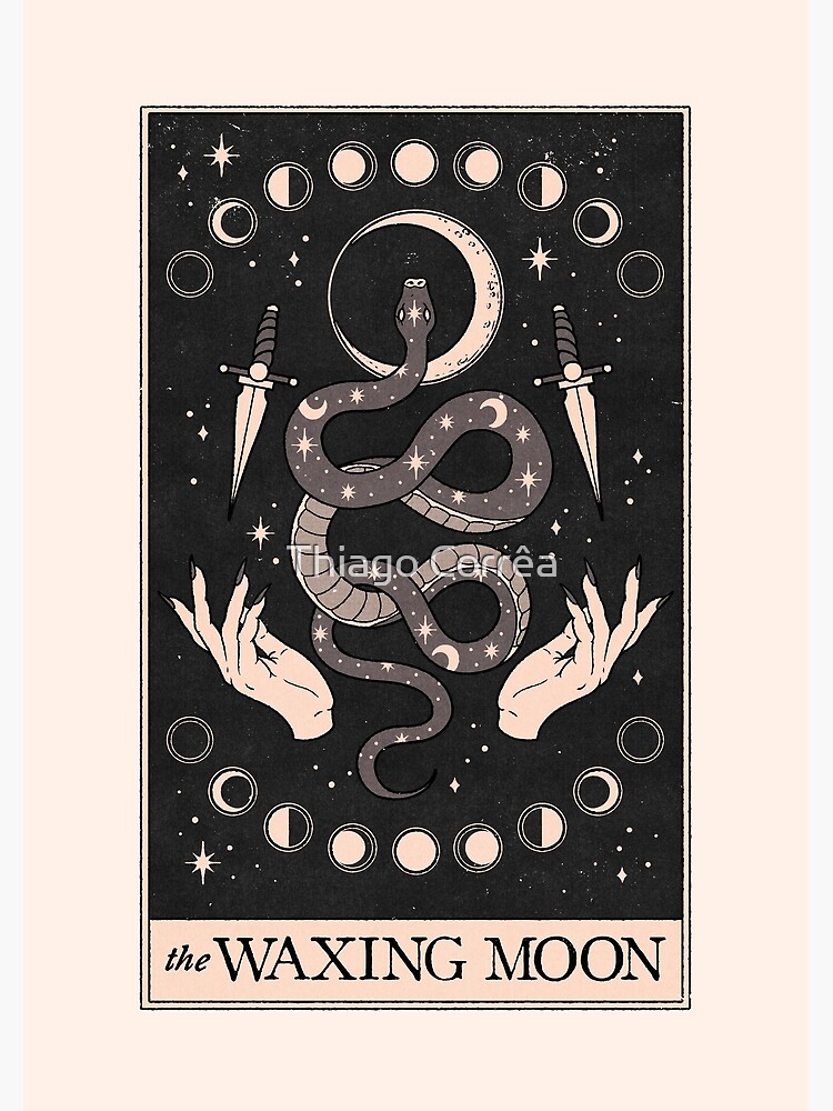 Artwork view, The Waxing Moon designed and sold by Thiago Corrêa