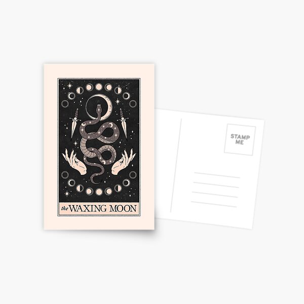 The Waxing Moon Postcard