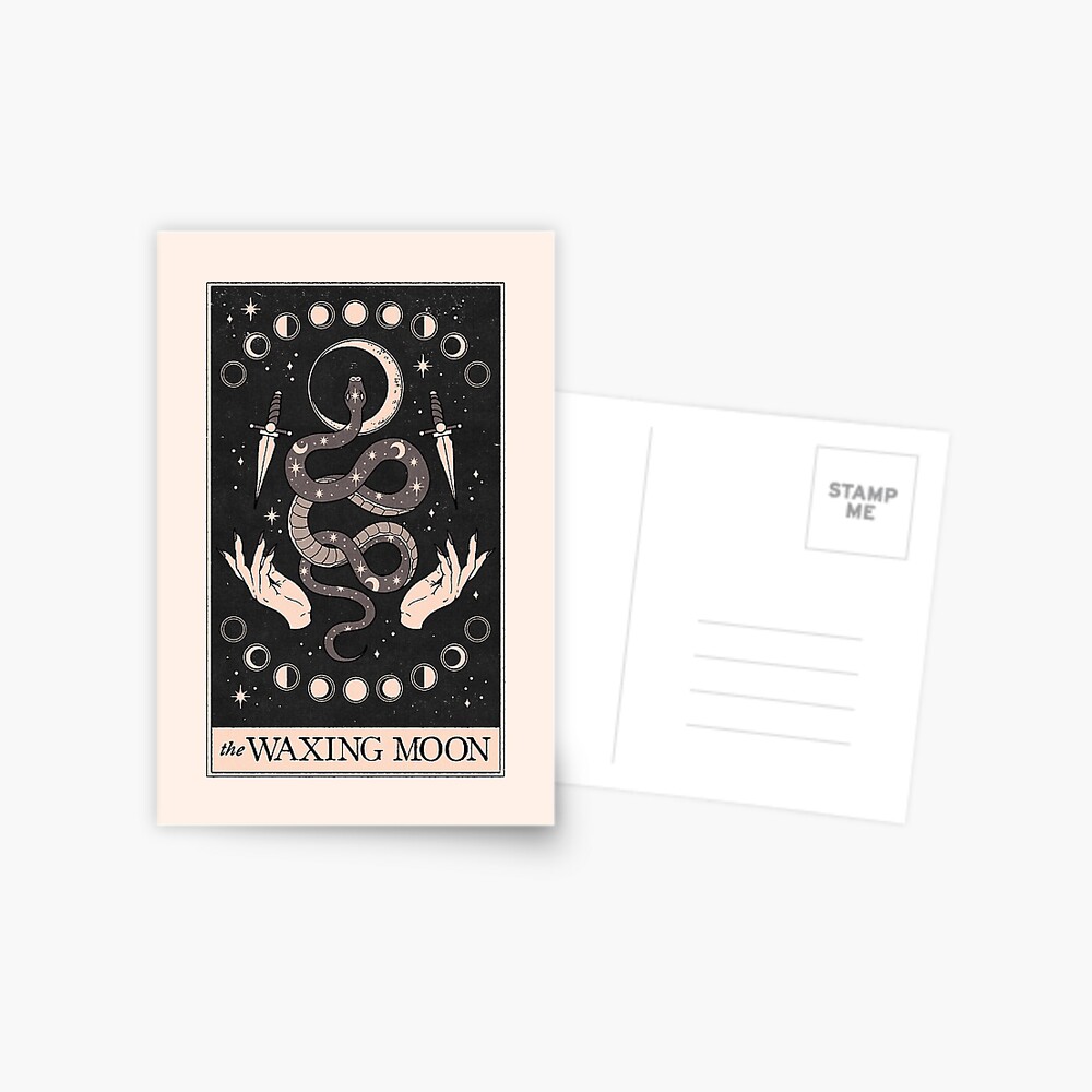 The Waxing Moon Postcard