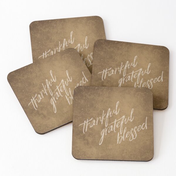 Item preview, Thankful Grateful Blessed designed and sold by hobrath.