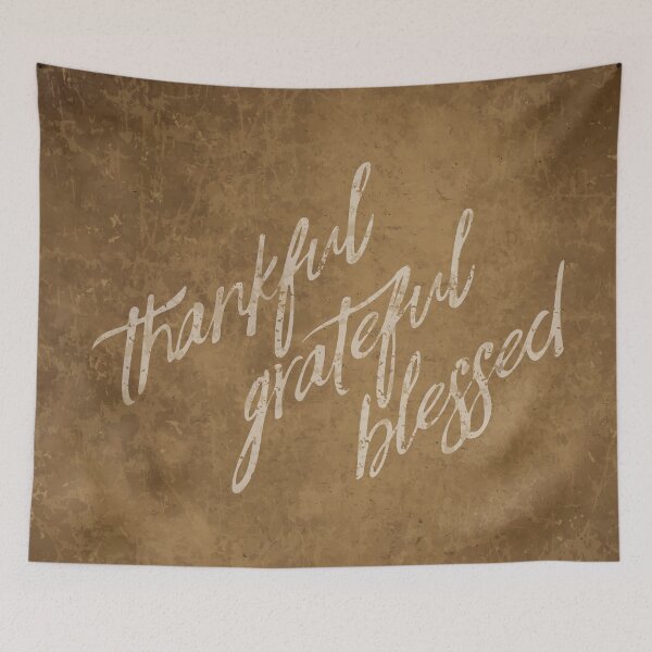 Item preview, Thankful Grateful Blessed designed and sold by hobrath.