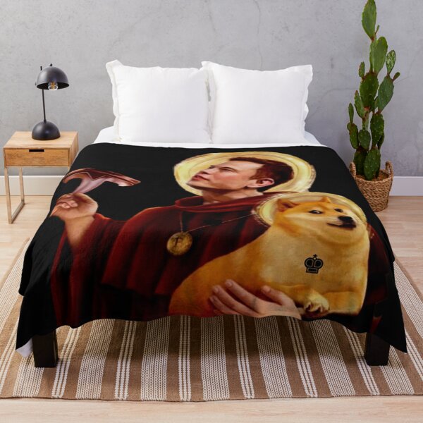 Item preview, dogecoin and elon musk designed and sold by Eif53.