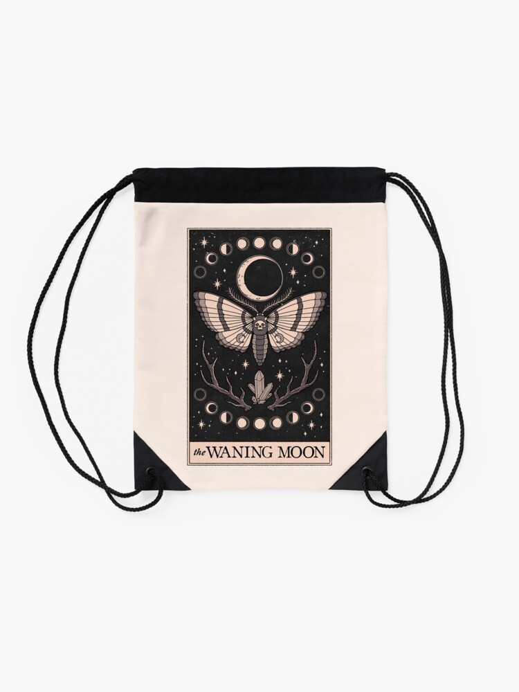 Alternate view of The Waning Moon Drawstring Bag