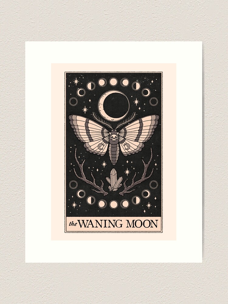 Thumbnail 2 of 3, Art Print, The Waning Moon designed and sold by thiagocorream.