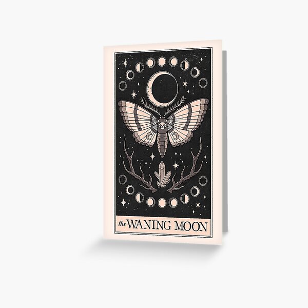 The Waning Moon Greeting Card