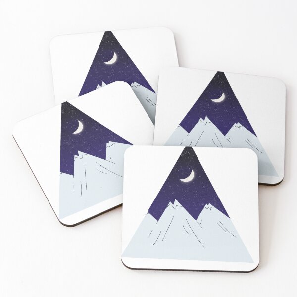 Item preview, Minimalistic Mountain Night designed and sold by SheikFreak.