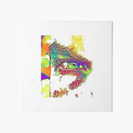 An Eye on Digital Art Art Board Print