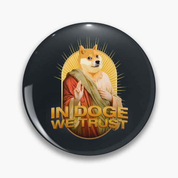 Item preview, In Doge we Trust Dogecoin Doge Holy Crypto designed and sold by Desiignal.