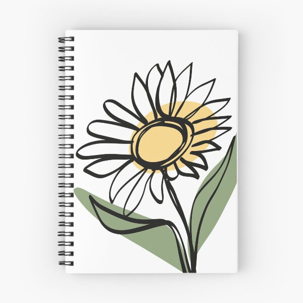 Item preview, Daisy single line art designed and sold by SJAPhoto.