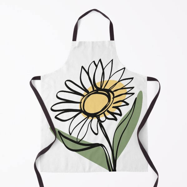 Item preview, Daisy single line art designed and sold by SJAPhoto.
