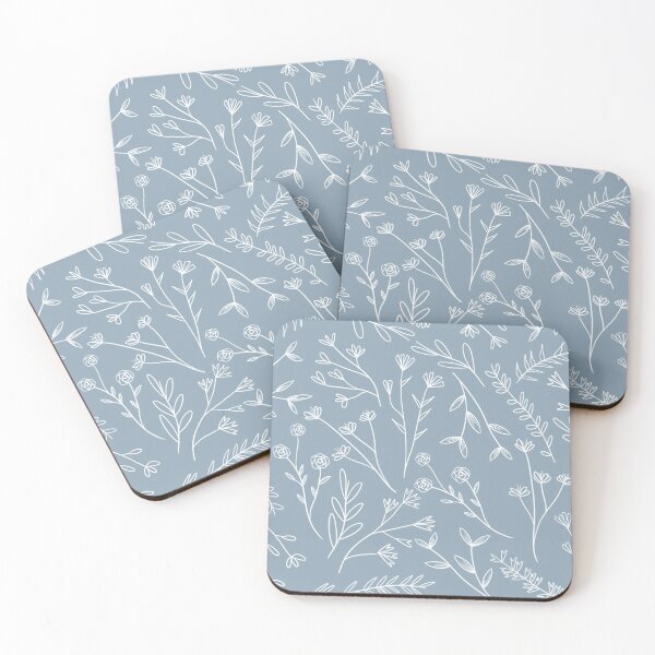 Item preview, Wildflowers Blue Gray designed and sold by c1airearts.